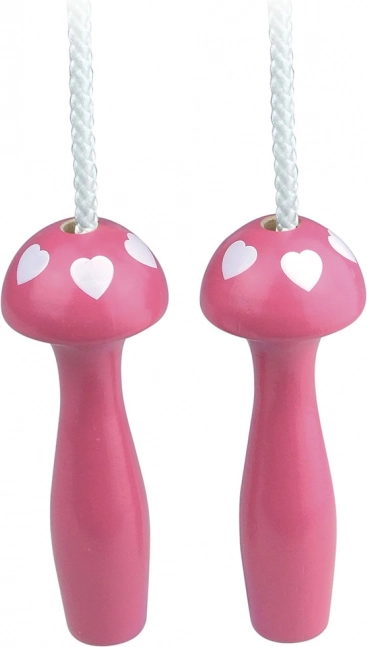 Vilac fuchsiafarbenes Springseil mit Herzchen
