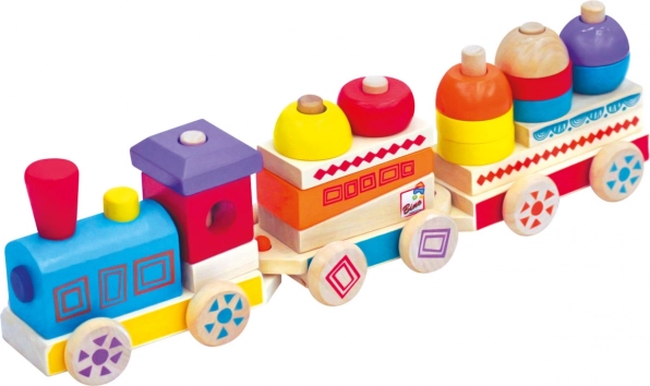 Bino Bunter Holzzug MAXI