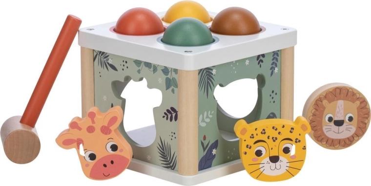 Free2PLAY Steckbox mit Tierfiguren und Bällen