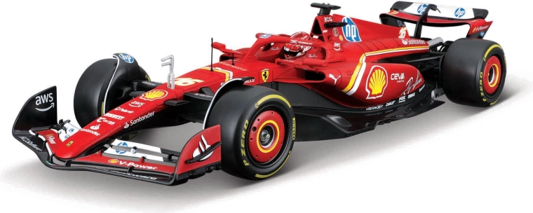 Bausatz Modell Ferrari SF-24 Charles Leclerc 1:24 von Bburago