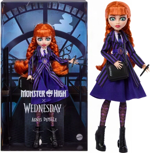 Monster High x Wednesday Sammlerpuppe Agnes DeMille – 1 Stück