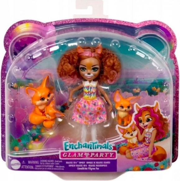Enchantimals Filigree Fox mit der Fuchs-Familie