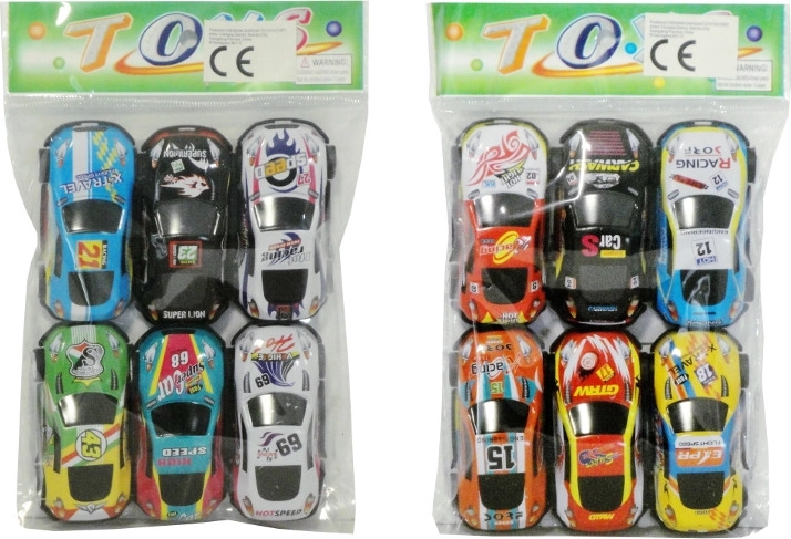 Plastikauto mit Schwungrad-Antrieb