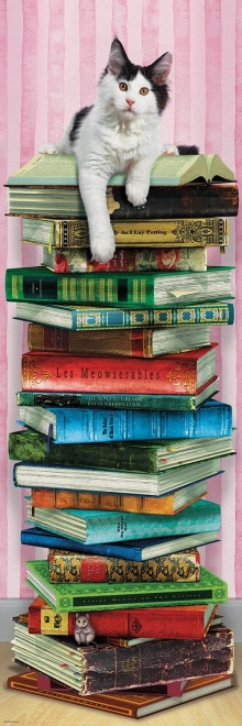 Vertikales Puzzle Akademische Katze 1000 Teile