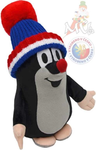 Moravská ústředna Kleiner Maulwurf mit blauer Mütze 25 cm - 1 Stück