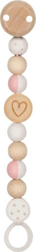 Schnullerkette mit Herz