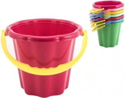 Plastikeimer für Sand 19 cm in 4 Farben ab 12 Monate