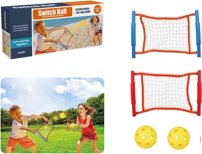 Strandspiel mit Netz – Ballfänger