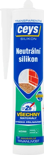Silikon neutral transparent 280 ml CEYS