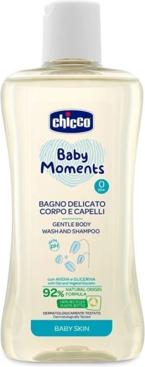 Chicco Baby Moments Duschgel 2-in-1 für Haare und Körper 200 ml
