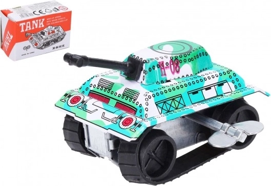 Aufziehbarer Metallpanzer