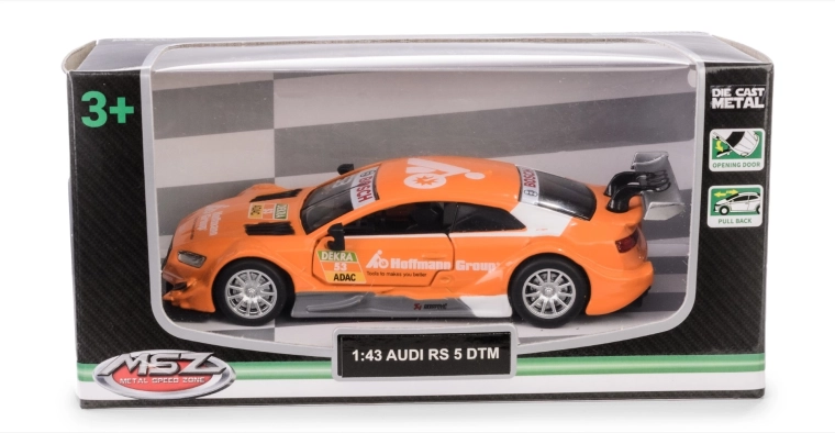 Metallmodellauto Audi RS 5 DTM 1:43 mit zu öffnenden Türen