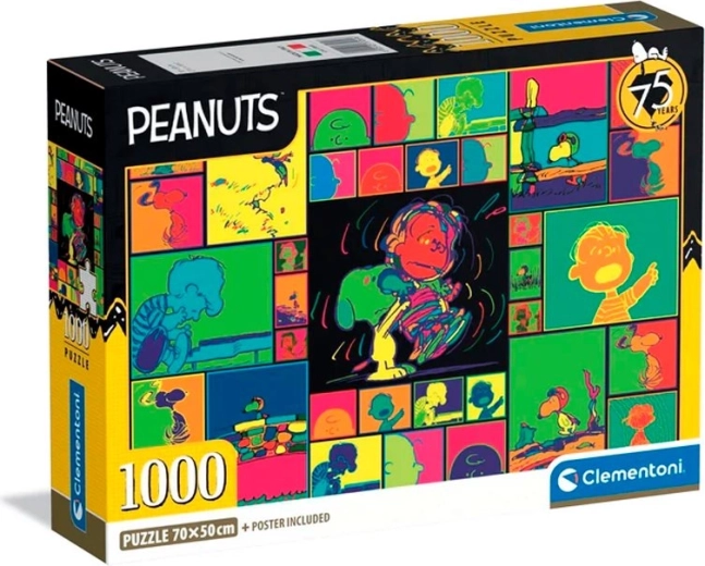 Clementoni Puzzle Peanuts bunte Collage 1000 Teile