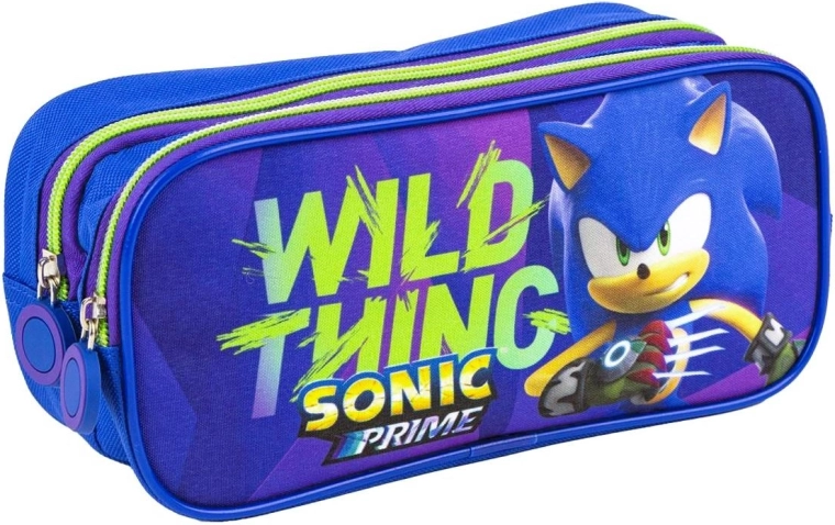 Zweifächriges Federmäppchen Sonic Prime – 1 Stück
