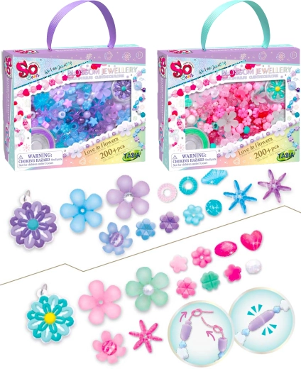 Tasia Blumen-Schmuckset zur Herstellung, über 200 Teile