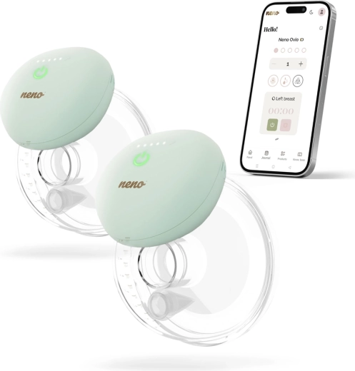 Neno Ovio Twin kabellose doppelte Hands-free-Milchpumpe mit App