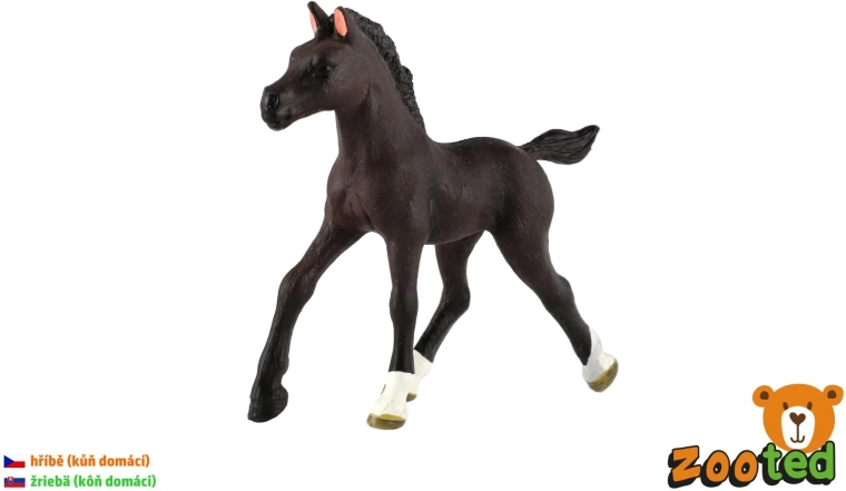 Fohlen eines Hauspferdes – Kunststofffigur 11 cm - 1 Stück