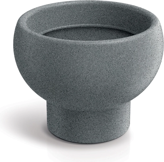 Blumentopf Gane 26 cm granitgrau
