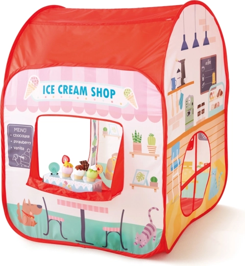 Kinderzelt-Laden My First Shop – Eisdiele, Burger und Café