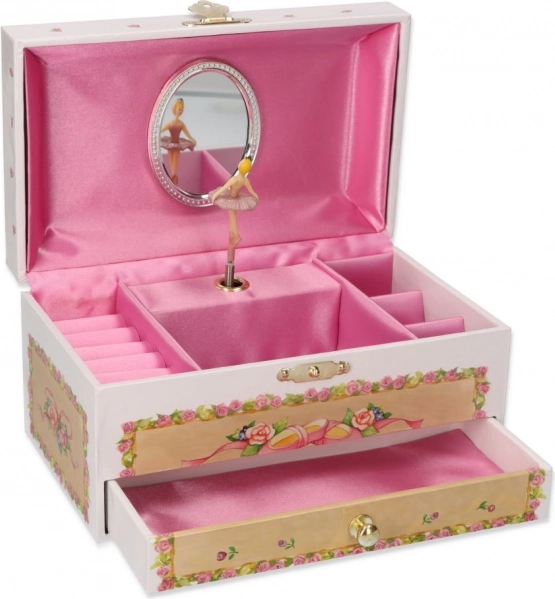 Spieluhr-Schmuckkästchen Blumengesang mit der Melodie Schwanensee