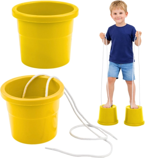Becherstelzen für Balancetraining, gelb, 2 Stk.