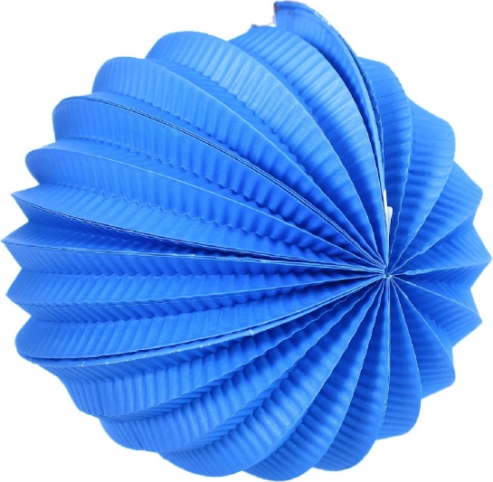 Papierlampion Kugel blau 20 cm