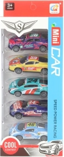 Set aus 5 Autos 1:64 für Kinder