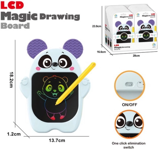 LCD-Schreibtafel Panda 18,2 × 13,7 cm