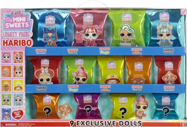 LOL Surprise Loves Mini Sweets x HARIBO Party Pack – Set mit Puppen und Süßigkeiten