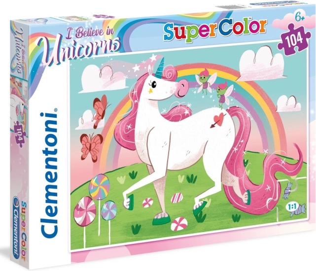 Puzzle mit 104 Teilen – Einhorn