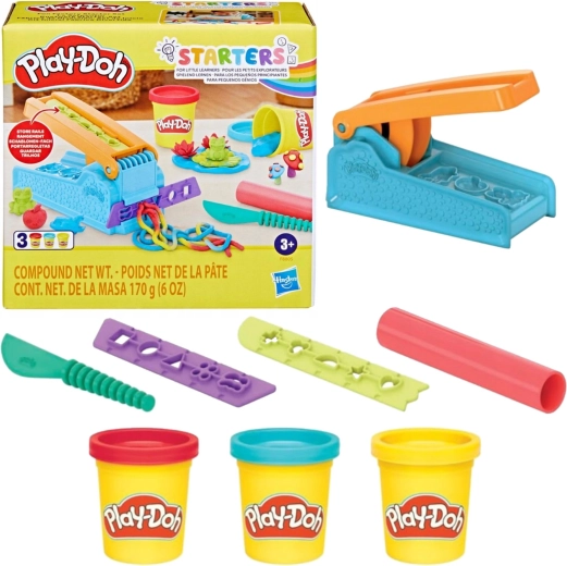 Play-Doh Fun Factory mit 3 Farben und Zubehör