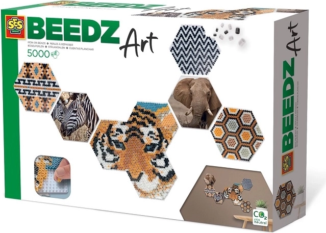 SES Creative Beedz Art Safari Bügelperlen 5.000 Stück