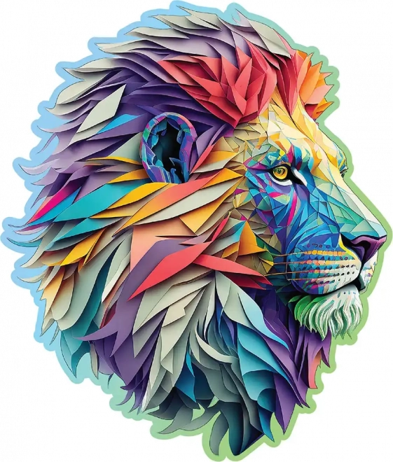 Holzpuzzle Moderner Löwe 250 Teile WOODEN CITY