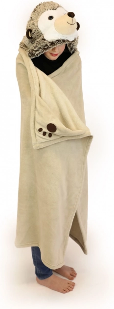 Kuschelige Kapuzendecke Igel Cozy Noxxiez