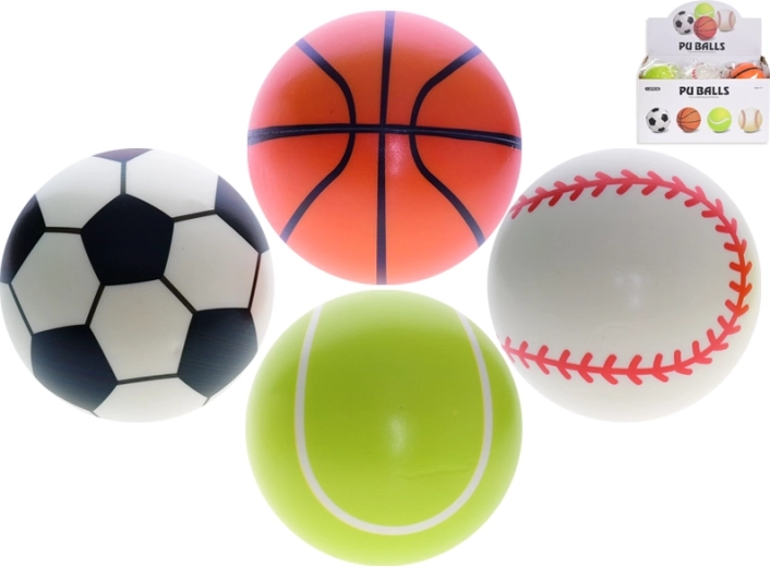 Schaumball 11 cm – sportliche Designs für Kinder