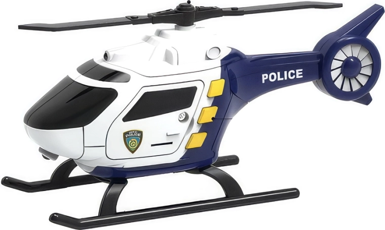 Polizeihubschrauber mit Licht und Sound, 17 cm