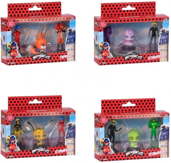 Miraculous Ladybug Stempel 3 Stk Figuren