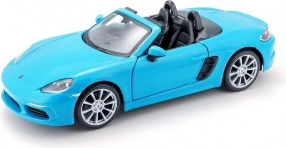 Porsche 718 Boxster 1:24 blaues Modell BBurago