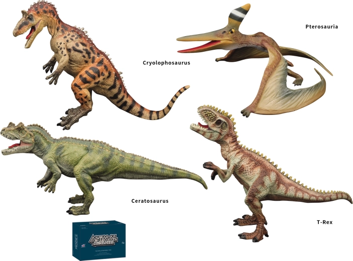 Dinosaurierwelt Dinosaurierfiguren 4 Arten Sparkys
