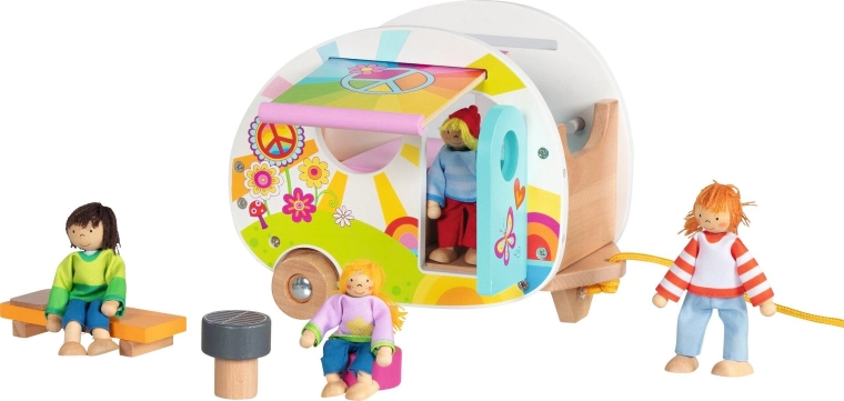Holzwohnwagen Happy Campers Goki