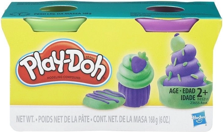 Play-Doh Knete – 2 Dosen (Farbmix)