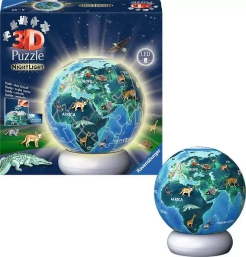 Ravensburger Leuchtendes 3D-Puzzle Nacht-Erde 72 Teile
