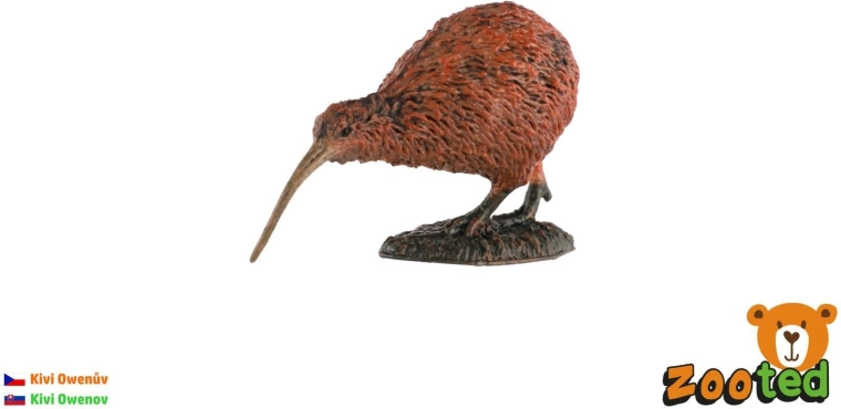 Owen-Kiwi-Figur aus Kunststoff, 7 cm