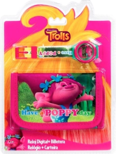 Trolls Uhren- und Geldbörsen-Set