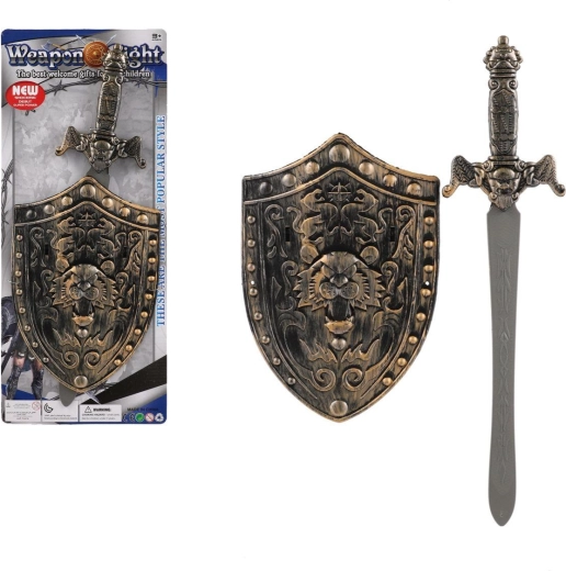 Ritterschwert und Schild – Kinderset für Verkleidung und Ritterspiele