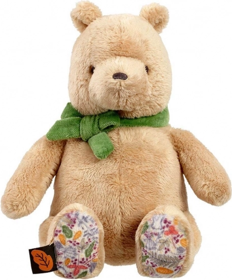 Plüschbär Winnie Puuh mit grüner Schleife 22 cm