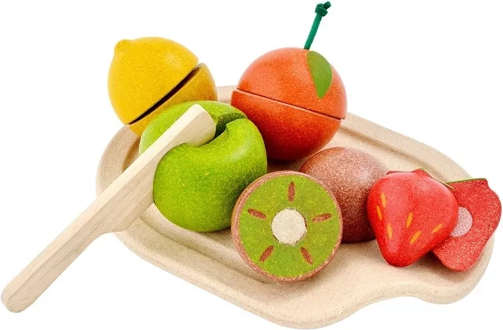 Holz-Schneideobst-Set PlanToys