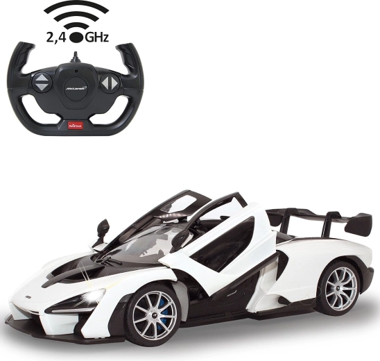 Jamara McLaren Senna RC-Auto 1:14 weiß, 2,4 GHz, mit manuell zu öffnenden Türen