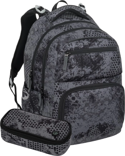 Bagmaster Zipster Schüler-Schulset grau
