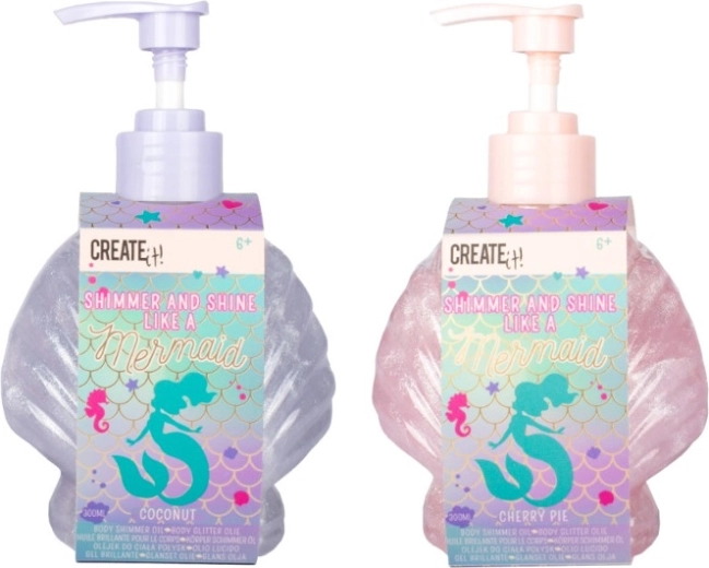 Create It! Glitzerndes Körpergel Mermaid